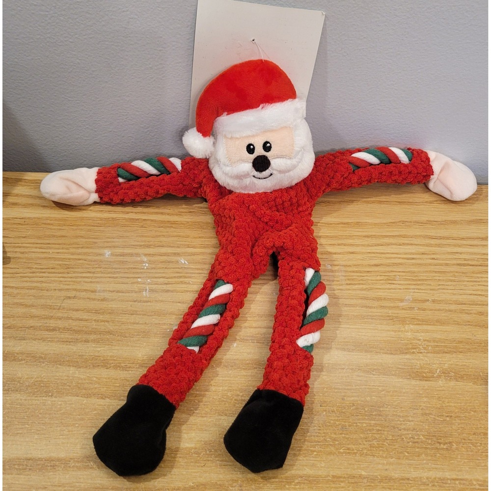 TJX Pre-Production Sample 2021 Christmas Dog Toy Lot Santa Reindeer Cookies - Picture 8 of 8